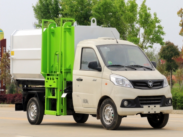 國(guó)六福田祥菱 3方 掛桶垃圾車 國(guó)六福田祥菱 3方 掛桶垃圾車