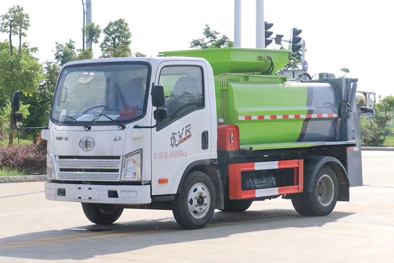 解放虎V藍(lán)牌餐廚垃圾車(3方) 解放虎V藍(lán)牌餐廚垃圾車(3方)