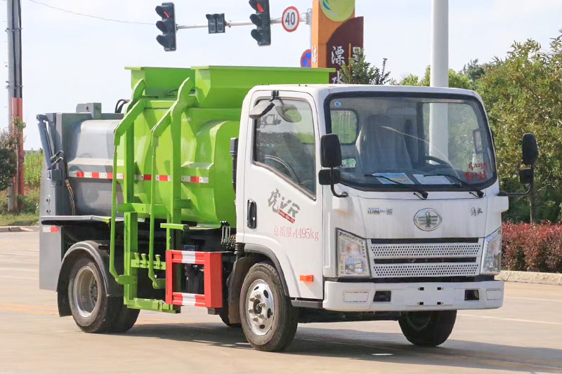 解放虎V藍(lán)牌餐廚垃圾車(3方) 解放虎V藍(lán)牌餐廚垃圾車(3方)